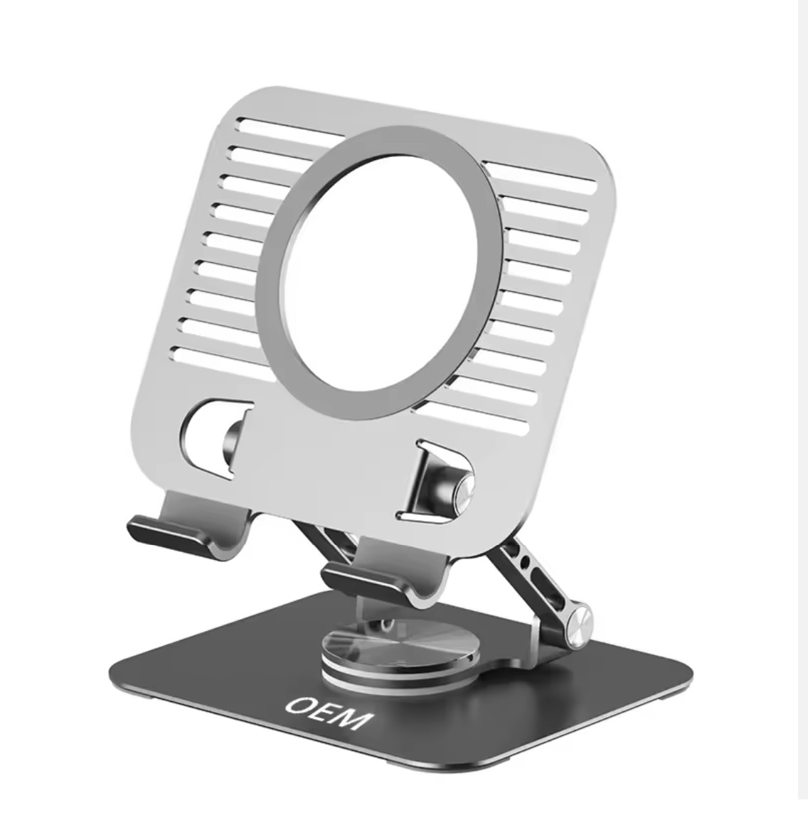 Top Selling 360 Degree Rotating Folding Steel Stand for iPad & Portable DeviceS DeSktop Phone Laptop & Tablet Stand